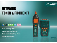 PROSKIT Testador De Cabos/Continuidade C/ Gerador De Tons PROSKIT Testador De Cabos/Continuidade C/ Gerador De Tons